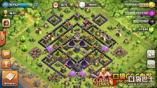 部落冲突(Clash of Clans)COC部落战专属九本阵推荐