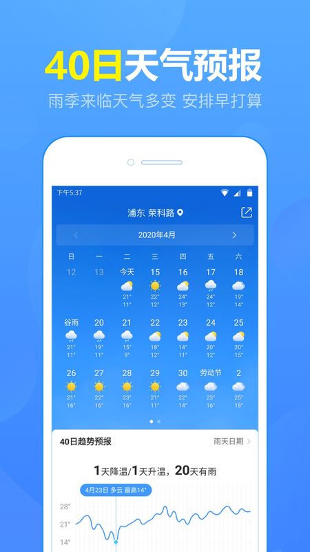 15日天气预报截图(2)